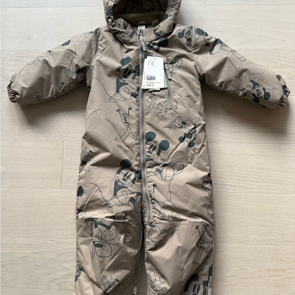 H&M Mickey Mouse Snowsuit 4T New